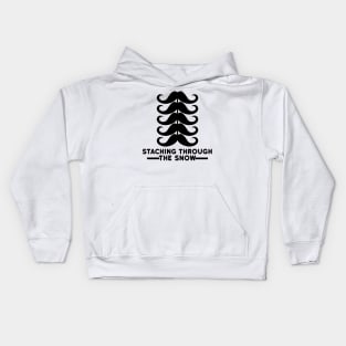 Staching Through The Snow Kids Hoodie